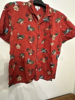 MEN'S HAWAIIAN SHIRT SIZE XL 100% COTTON